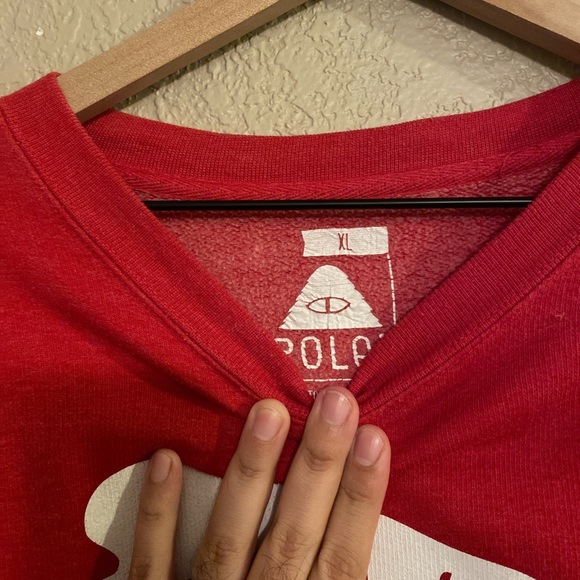Poler Red Crewneck - Picture 2 of 3